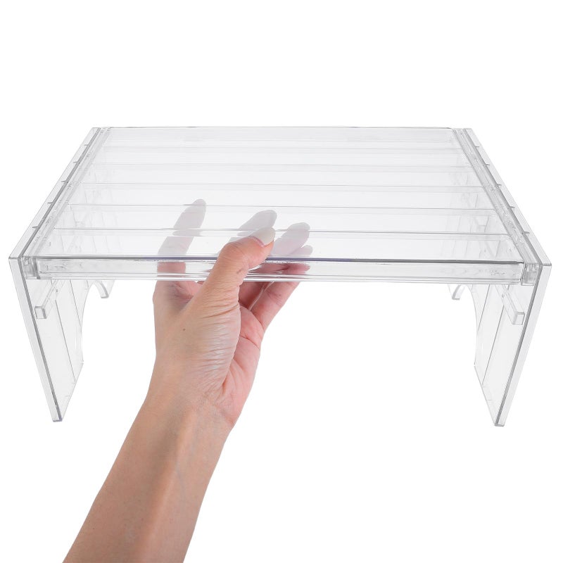 Expandable Refrigerator Dividers Freezer Shelf Organizer Adjustable Kitchen Cabinet Storage Rack - Image 5