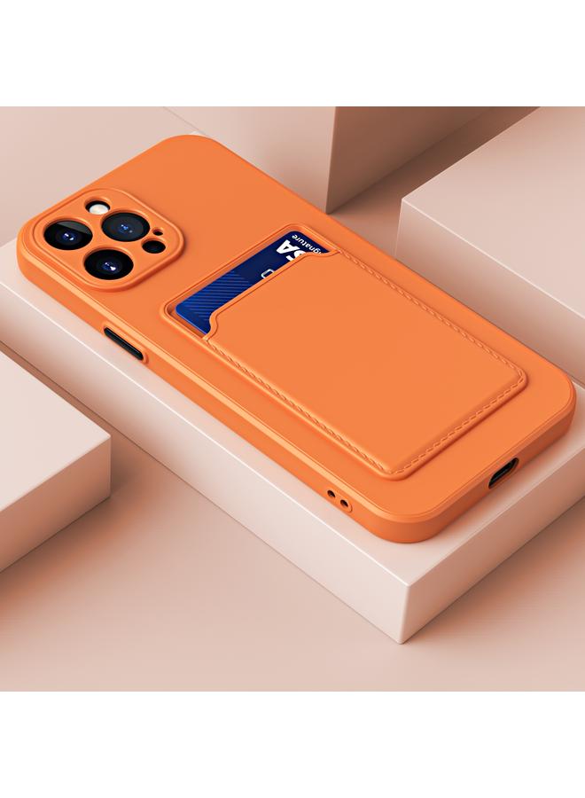 اس-توب جراب لهاتف iPhone 14 Pro Max مصنوع من مادة TPU بلون البطاقة وأزرار - Image 1