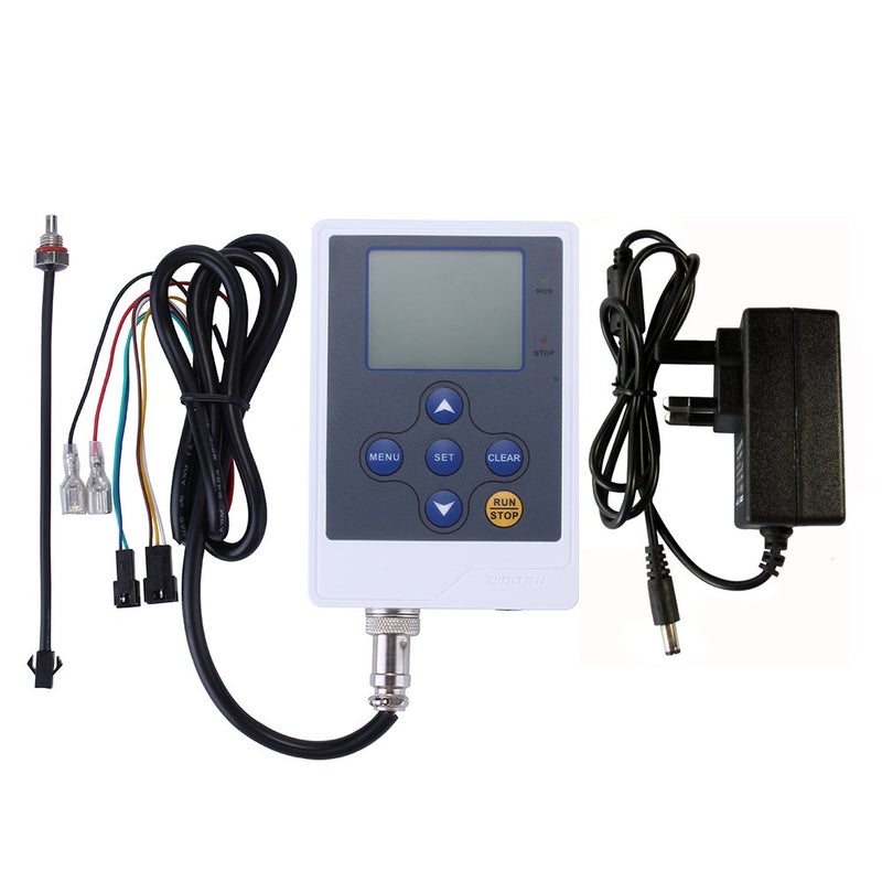 DIGITEN Water Flow Control LCD Display+1/2" Flow Sensor Meter+1/2" Solenoid Valve+12V Power - Image 3
