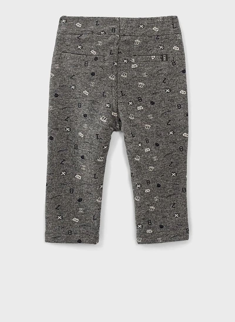 IKKS Dark Grey Fleece Trousers