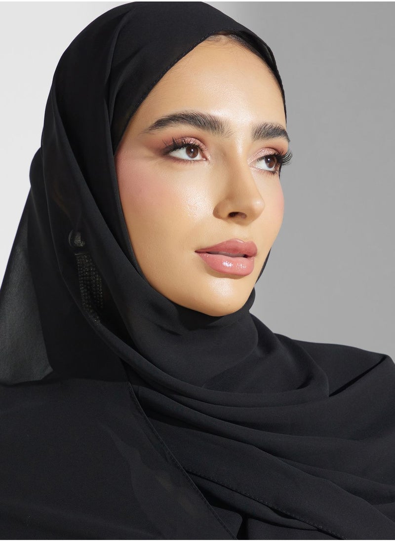 Khizana - Embellished Detail Abaya - Image 1
