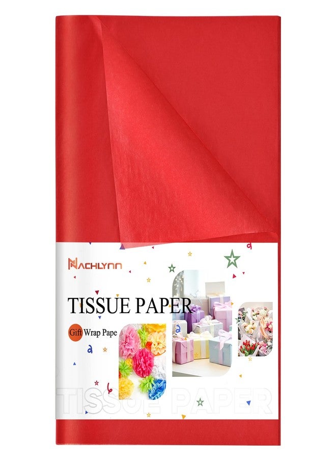 NACHLYNN 90 Sheets Christmas Tissue Paper 20 x 14 inches Baby Shower Red Wrapping Tissue Paper Bulk for Gift Bags Packaging Christmas Party Decor (Multicolor) - Image 1