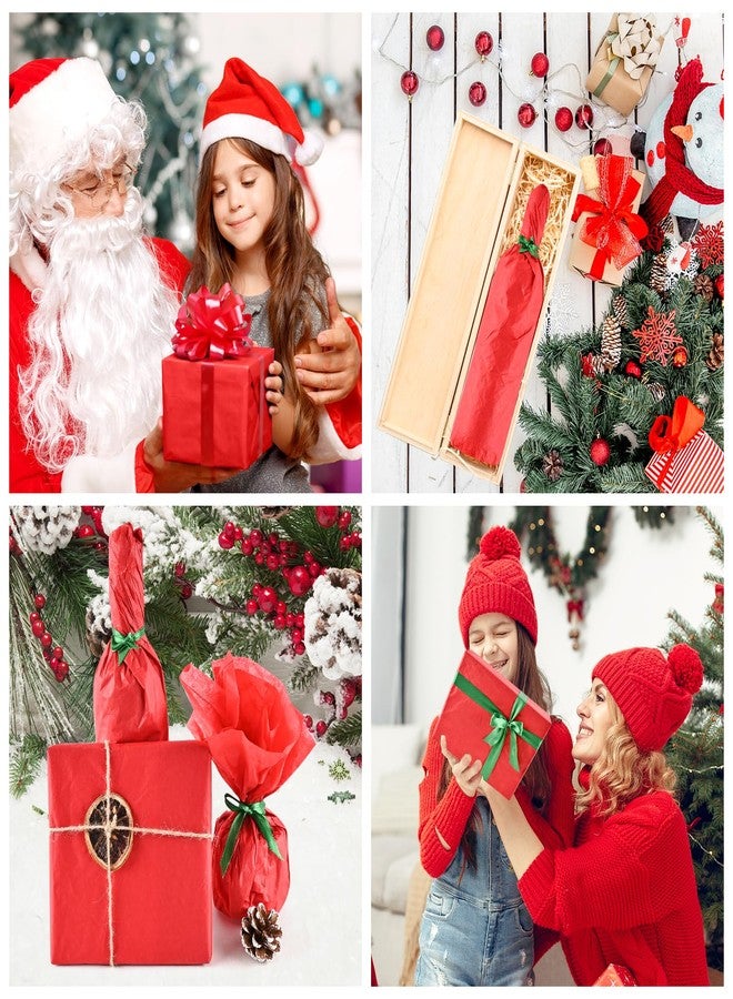 NACHLYNN 90 Sheets Christmas Tissue Paper 20 x 14 inches Baby Shower Red Wrapping Tissue Paper Bulk for Gift Bags Packaging Christmas Party Decor (Multicolor) - Image 5