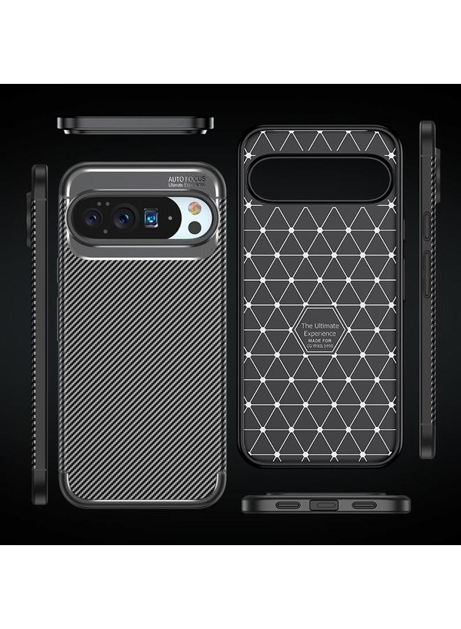 اس-توب جراب لهاتف Google Pixel 10 / 10 Pro مصنوع من ألياف الكربون ومقاوم للصدمات من مادة TPU - Image 2