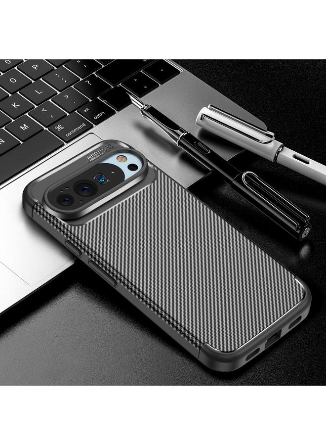 اس-توب جراب لهاتف Google Pixel 10 / 10 Pro مصنوع من ألياف الكربون ومقاوم للصدمات من مادة TPU - Image 1