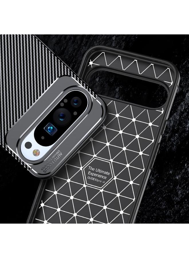 اس-توب جراب لهاتف Google Pixel 10 / 10 Pro مصنوع من ألياف الكربون ومقاوم للصدمات من مادة TPU - Image 3