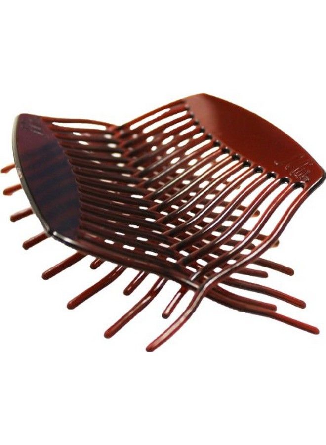 Mia Lockettes New + Improved Unbreakable Interlocking Combs Jaw Clamp Hairstyling Tool Accessory | Brown | For Updos French Twists Women Teens 1Set - Image 2