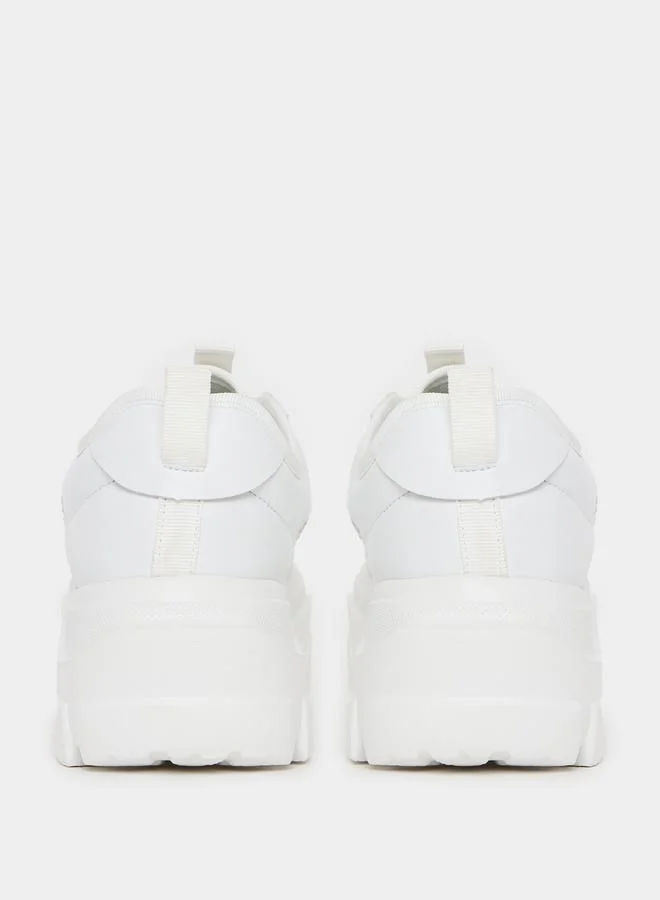 Styli Embellished Design Chunky Sneakers