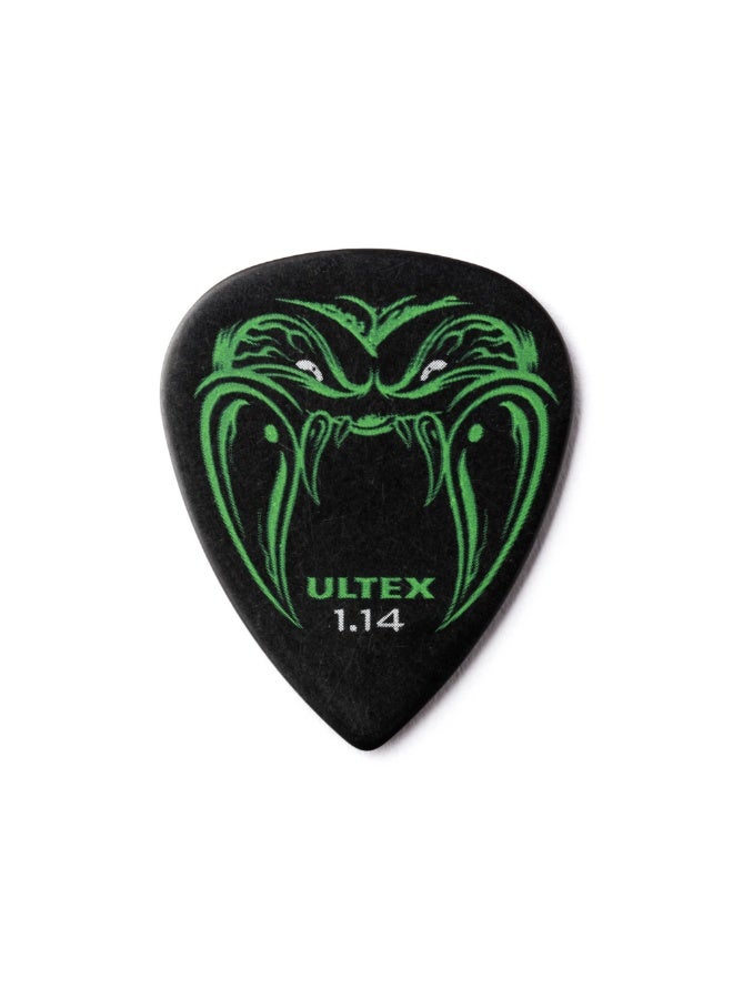 DUNLOP Black Fang pick, Dunlop PH112-114, James Hetfield pick, Ultex pick, 1.14mm pick, guitar picks UAE, Dunlop picks Dubai, Metallica pick, signature guitar pick, sharp attack pick, heavy gauge pick, guitar picks UAE - Image 1