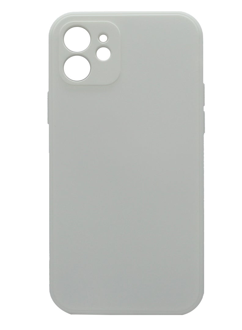 Protective Ultra Slim Fit Case Liquid Silicone Gel Cover with Full Body Protection Anti-Scratch Shockproof Case For iPhone 12 LIQUID SILICON GREY