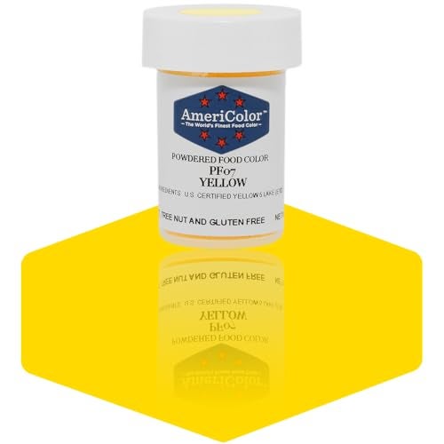 Americolor Powdered Food Color 3gm Yellow - Image 1
