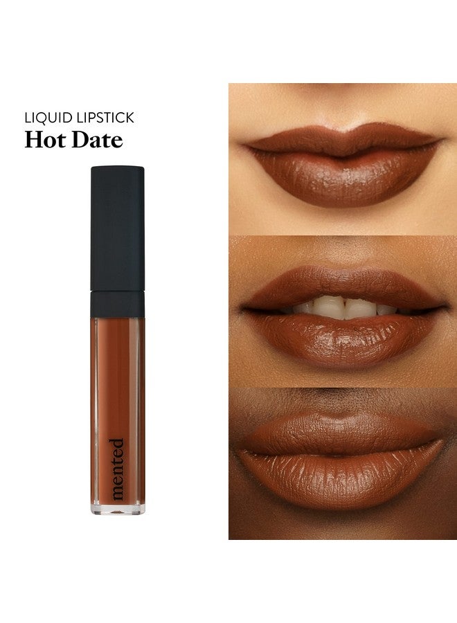 Mented Cosmetics Liquid Lipstick Vegan Lipstick Matte Red Lipstick For Women Long Wear Lipstick Red Lipstick Long Lasting Smudge Proof Hot Date - Image 3