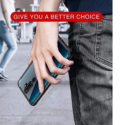 REALCASE Clear Gel TPU Bumper Back Cover Case for Oppo A9 2020 / A5 2020 (E-Black) - Image 5