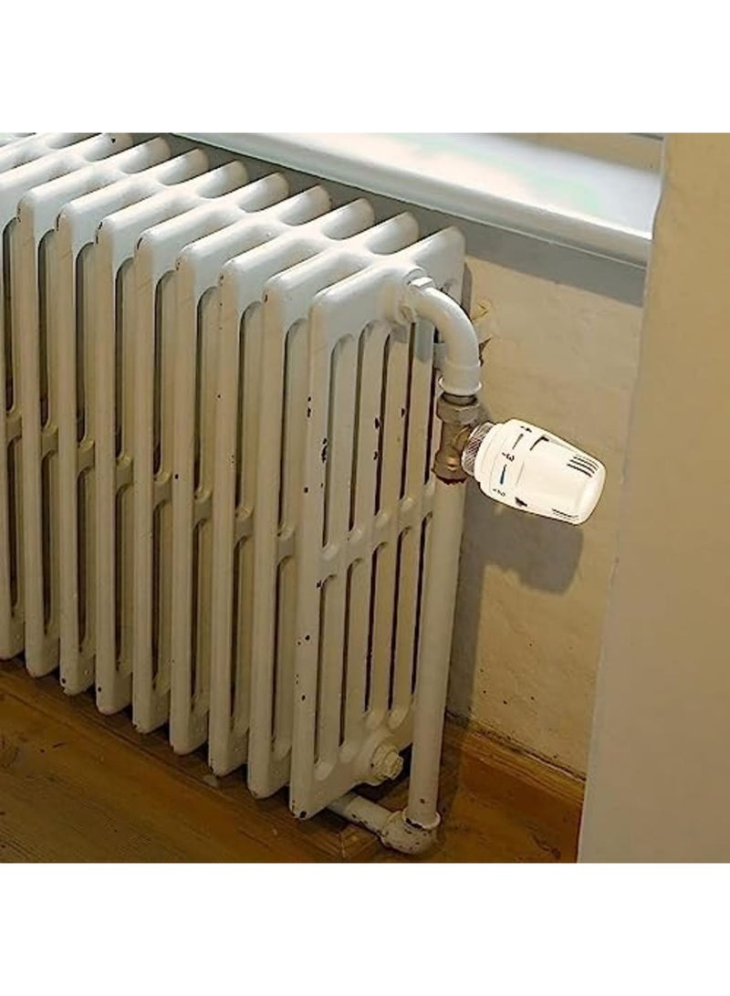 SYOSI 2 Pcs Temperature Control Valves Thermostatic Valve Head Automatic Standard Radiator Valves Replacement Fixed Head (Head Only) - Image 4