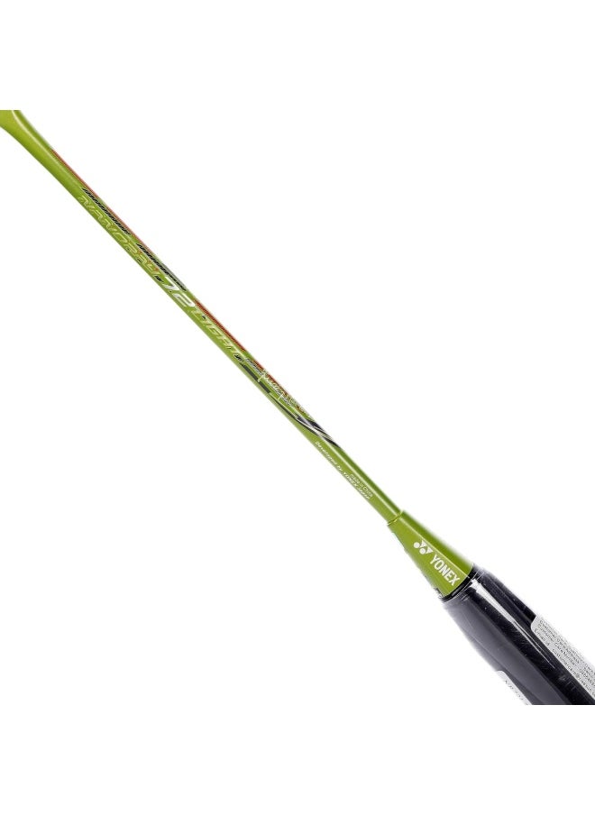 Yonex NANORAY 72 Light Badminton Racquet |Gold|5U G4|NANOMETRIC|X-FULLERENE |AERO+Box Frame|Isometric|Solid Feel Core|New Built-in T-Joint|China|Developed in Japan  - Image 3