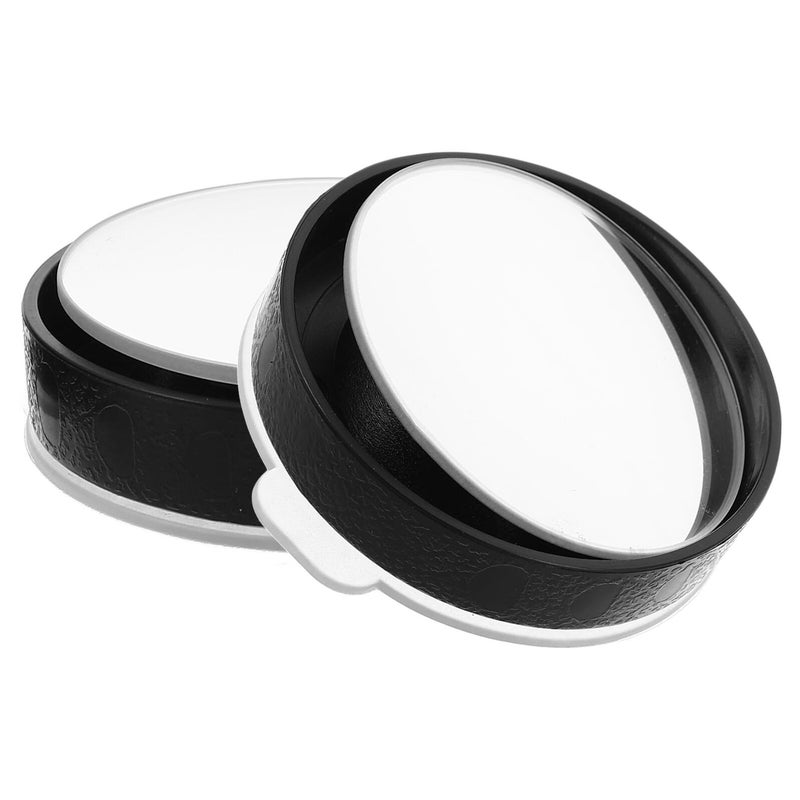 360 Adjustable Wide Angle Convex Car Blind Spot Mirror 2 Pack Black Frame - Image 2