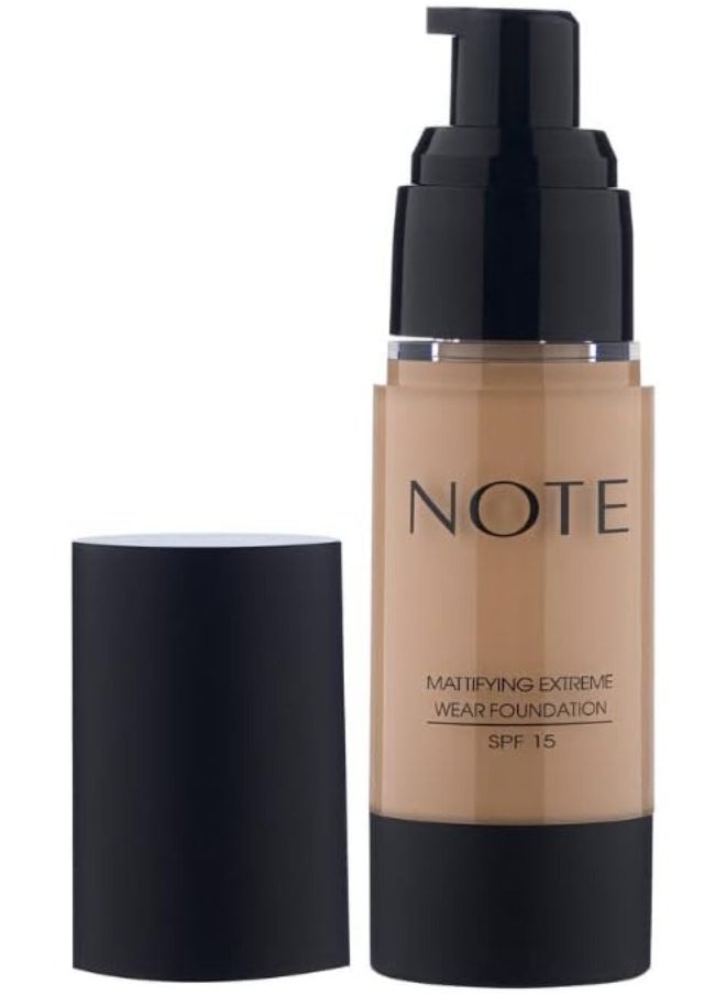Note Note Mattifying Extreme Wear Foundation SPF 15 - No. 06 Dark Honey  - Image 1