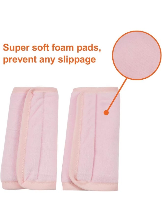 COOLBEBE Car Seat Straps Shoulder Pads for Baby Kids, Super Soft Seat Belt Covers for All Car Seats/Pushchair/Stroller/High Chair - Image 4