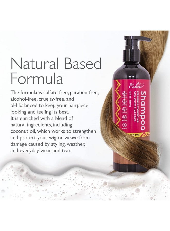 ESHA Girl Wig & Weave Synthetic Hair Shampoo For Human & Synthetic Hair Wigs Weaves Hair Pieces High Lather Creamy Consistency Cleanse Revive Nourish 4 Oz. - Image 4