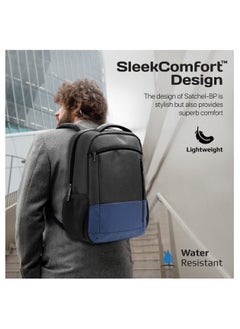 PROMATE حقيبة ظهر خفيفة الوزن للكمبيوتر المحمول مقاس 15.6 بوصة من Sleekcomfort مزودة بسحّابات آمنة ومقاومة للماء وحجرات متعددة وجيب للكمبيوتر اللوحي لأجهزة Macbook Air وIpad Air وDell Xps 15 وSatchel-BP  - Image 2