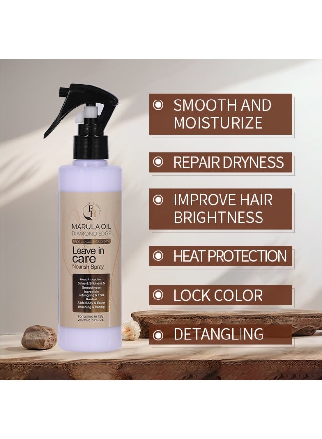 B H Bio Hair Marula Oil Leave-In Hair Care Spray – 250ml - Image 5