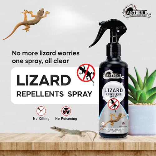Antson 250 ml Lizard Repellent Spray | Repellent for Home Spray Pest Control | Made With Plants Oil, Irritant-Free, Chemical-Free | Baby-Safe, Skin-Safe, Plant-Safe (Lizard Repellent) - Image 2