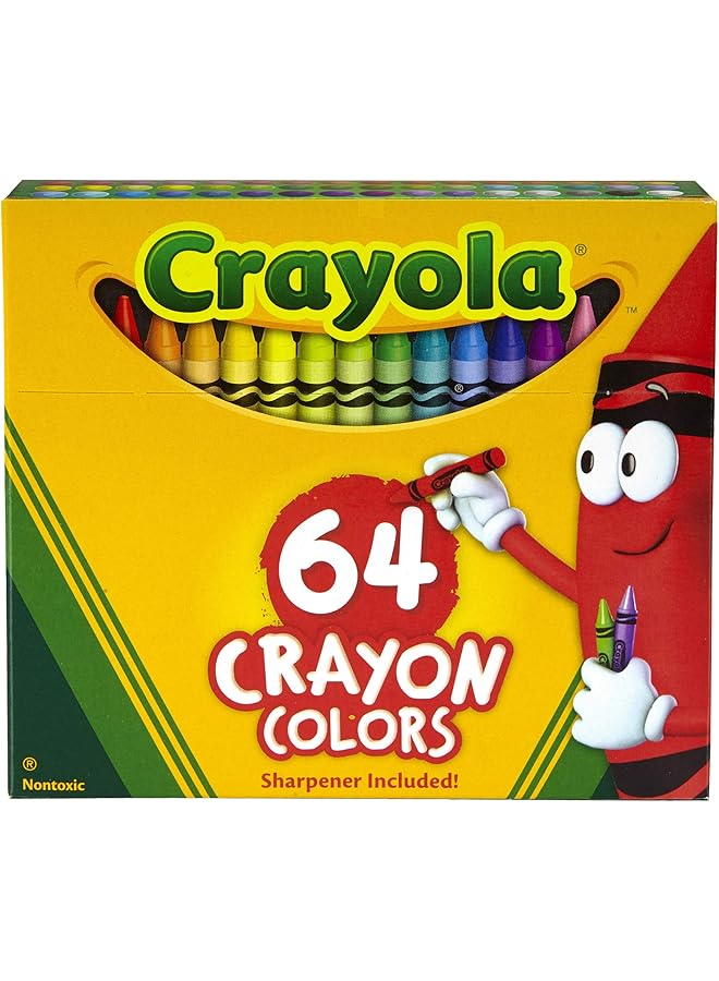Crayola 64 Ct. Crayons Non-peggable - Image 1