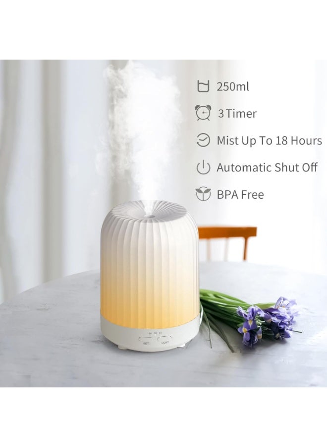 TERRIFI ltrasonic Aromatherapy Diffuser Humidifier, 250ML Small Aromatherapy Diffuser with 7 Color Lights, Suitable for Livingroom Bedroom, Home Office  - Image 3