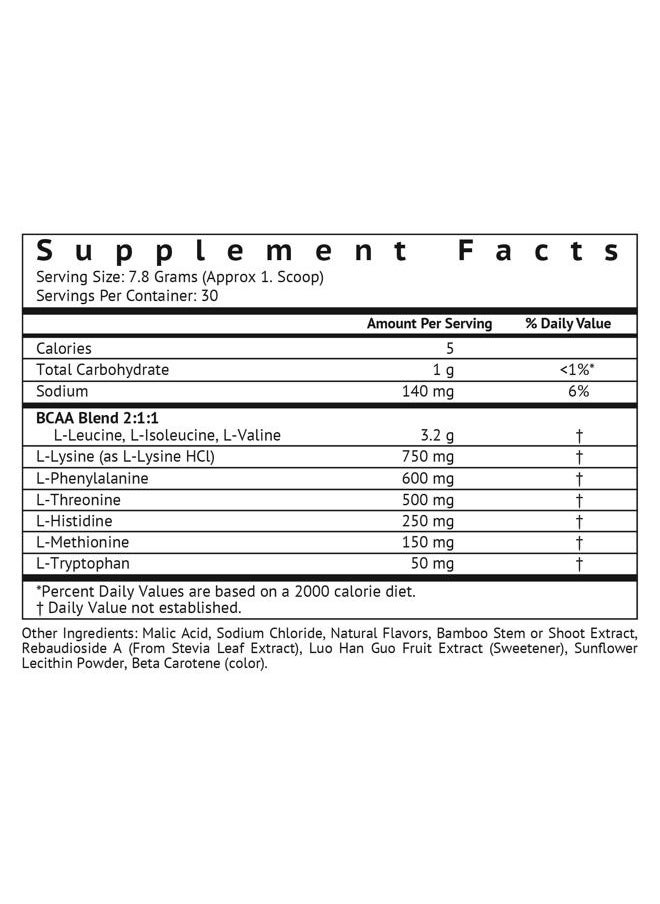 VitaMonk - Clean EAA - EAAs with No Artificial Sweeteners for Pre-Workout, Energy and Recovery - Max Bioavailable EAA Powder with 9 Essential Amino Acids - Natural Lemonade Flavor - Image 1