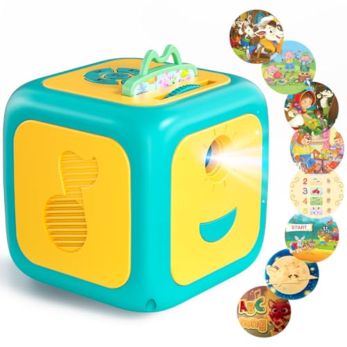 Vmiya Kids Story Projector for Toddlers Story Dream Machine Storybook Projector with Educational Stories Music AutoOff Nightlight Bedtime Learning Toy Birthday Gift for Kids Girls Boys Aged 3 - Image 1