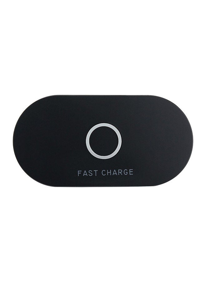 NIBEMINENT Wireless Charging Pad For Apple iPhone X/8 Plus/Samsung S8 Plus Black - Image 4