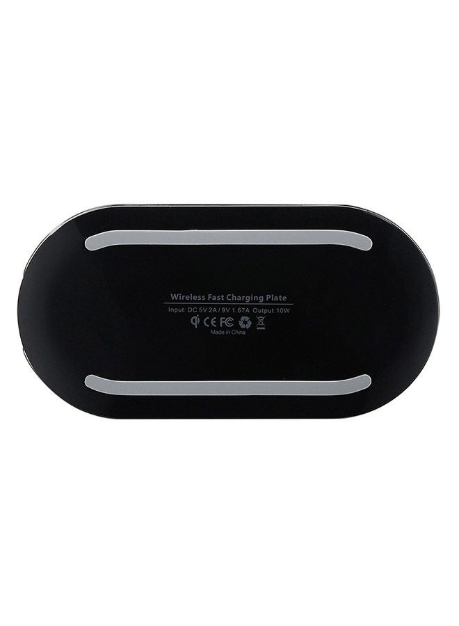 NIBEMINENT Wireless Charging Pad For Apple iPhone X/8 Plus/Samsung S8 Plus Black - Image 3