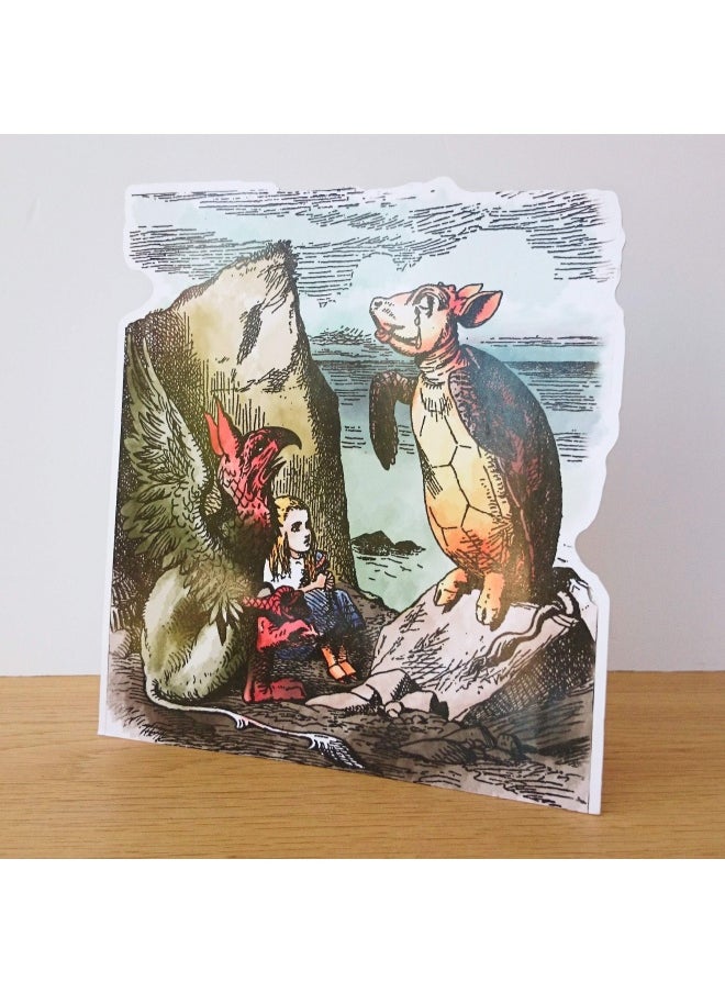 ASVP Shop - Alice in Wonderland Card Stand Up Props Party Supplies Table Decor Decoration - Image 1