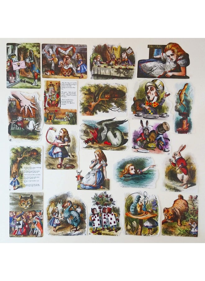 ASVP Shop - Alice in Wonderland Card Stand Up Props Party Supplies Table Decor Decoration - Image 1