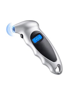 SYOSI Digital Tire Pressure Gauge, Tyre Pressure Checker, 150PSI 4 Settings, with Backlit LCD and Anti-Skid Grip for Easy and Accurate Reading, for Cars, Trucks and Bicycles  - Image 1