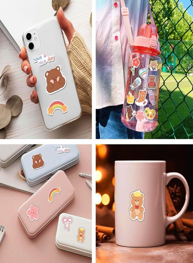KmCho Kawaii Stickers Set for Kids and Teens, Creative Stickers Set for Scrapbooking and Journaling, Cute Waterproof Vinyl Decals for Laptops, Water Bottles, Notebooks, Crafts - Image 3