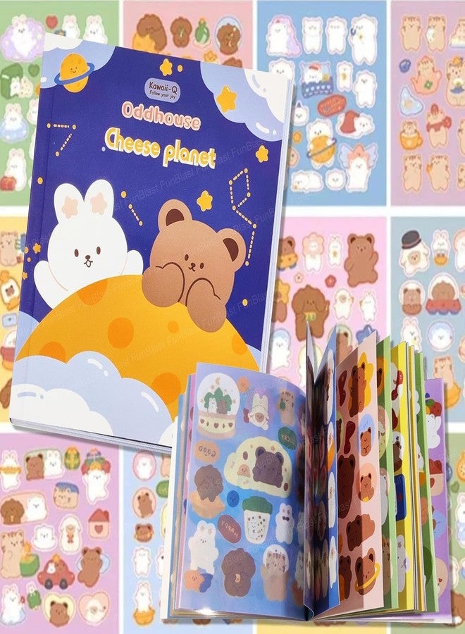 KmCho Kawaii Stickers Set for Kids and Teens, Creative Stickers Set for Scrapbooking and Journaling, Cute Waterproof Vinyl Decals for Laptops, Water Bottles, Notebooks, Crafts - Image 4