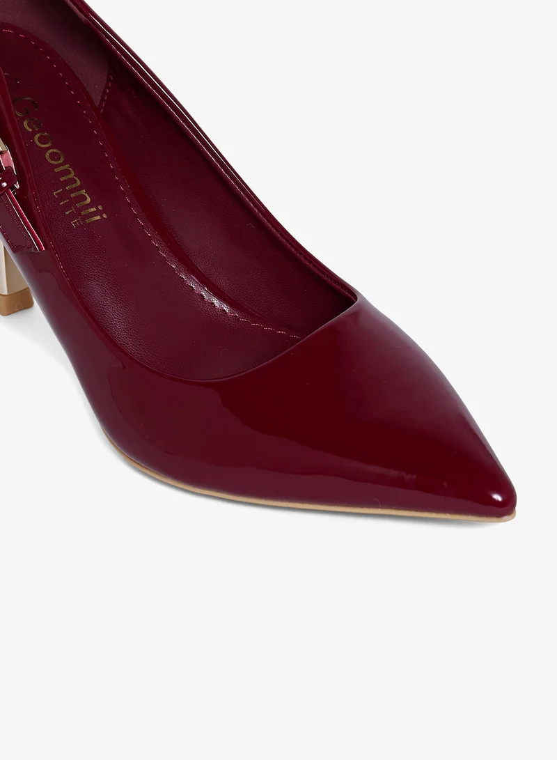 Geoomnii RED Geoomnii High Heel Pumps for Women – Elegant Pointed-Toe Stilettos for Office, Party, Wedding & Formal Wear for Women | Best Price UAE