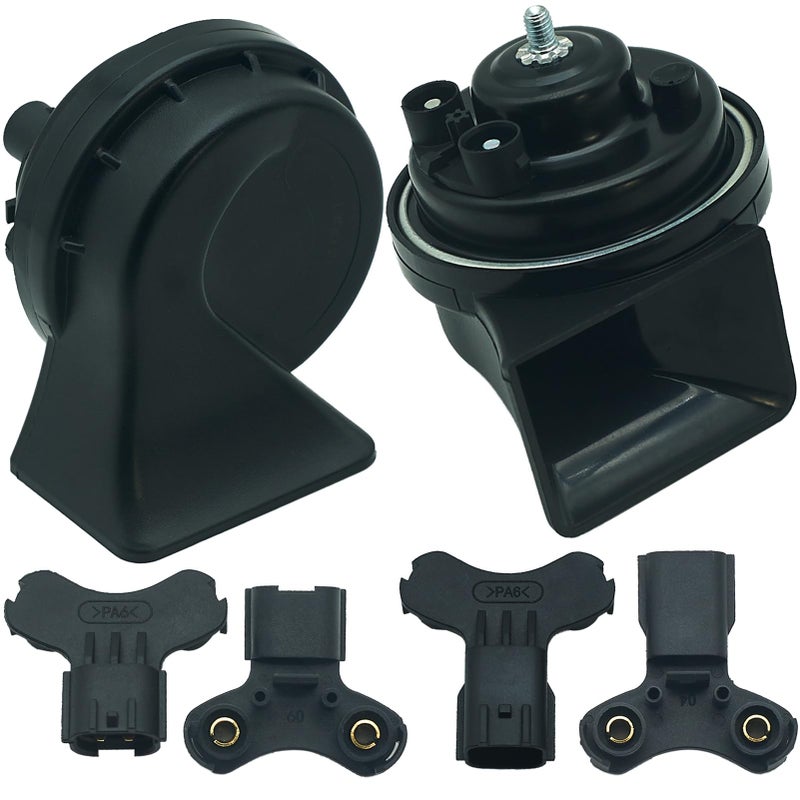 NEOGET Car Horn for Hyundai Kia Multifunction Loud High Low 2 Tone Auto Horn Waterproof 128dB Replacement for Hyundai
