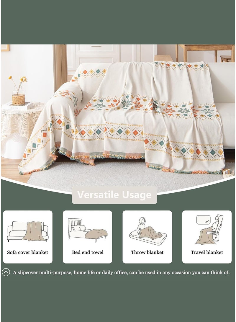 CUBEXELL Sofa Cover Anti-Wrinkle Full Coverage Sofa Cover, Full Coverage Jacquard Chenille Sofa Cover Waterproof, dustproof, cat-scratch resistant, non-slip, highly elastic, and pressure-resistant properties, 180*180cm - Image 4