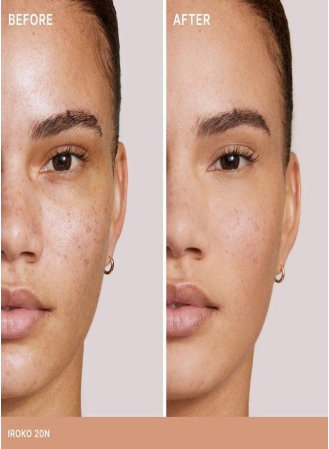 ILIA Skin Rewind Blurring Foundation & Concealer Stick 10g – 20N Iroko - Medium with neutral undertones Buildable Natural Coverage - Image 3