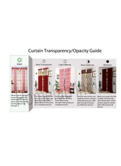 Homefab India Homefab India Pink Heart Shape String Door Curtain (1 pc) - 7 feet  - Image 4