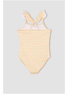 DeFacto Girl Slim Fit Swimwear Woven Swimsuit  - Image 4