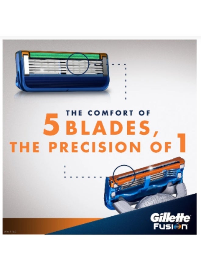 Gillette Fusion 5 Men's Razor Blades Refills – 2 pcs for Smooth & Close Shave - Image 5