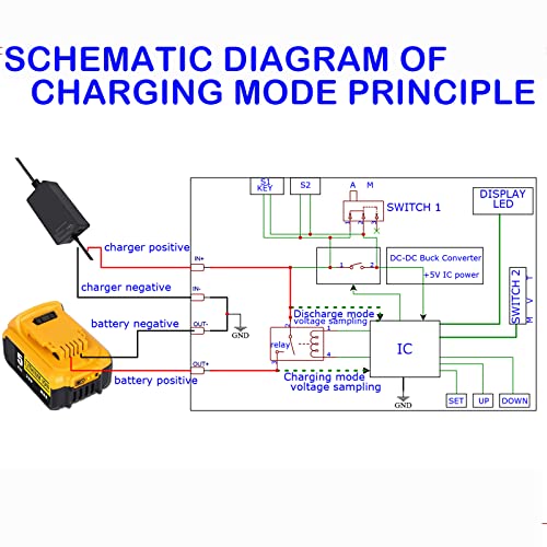 MgcSTEM Low Voltage Disconnect and Charging Discharging Protection 2 IN 1 40A DC 5V-60V Low Voltage Cutoff with LCD Display Low Voltage Protector Disconnect Switch Module Charging Discharging Protection Board - Image 5