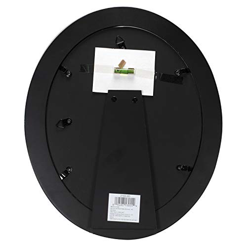 Malden International Designs 2163-80 Classic Oval Black Wood Picture Frame, 8x10, Black - Image 4