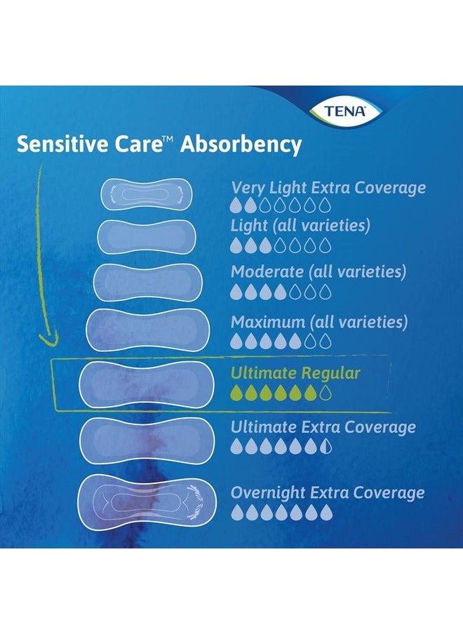Tena Incontinence Pads, Bladder Control & Postpartum for Women, Ultimate Absorbency, Regular Length, Intimates - 156 Count  - Image 5
