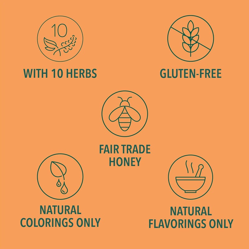 Ricola Honey Herb Cough Drops 45 Count Fair Trade Honey  Natural Menthol Cough Suppressant  Throat Relieving Drops Great Tasting Relief for Coughs  Throat Irritation Symptoms - Image 5