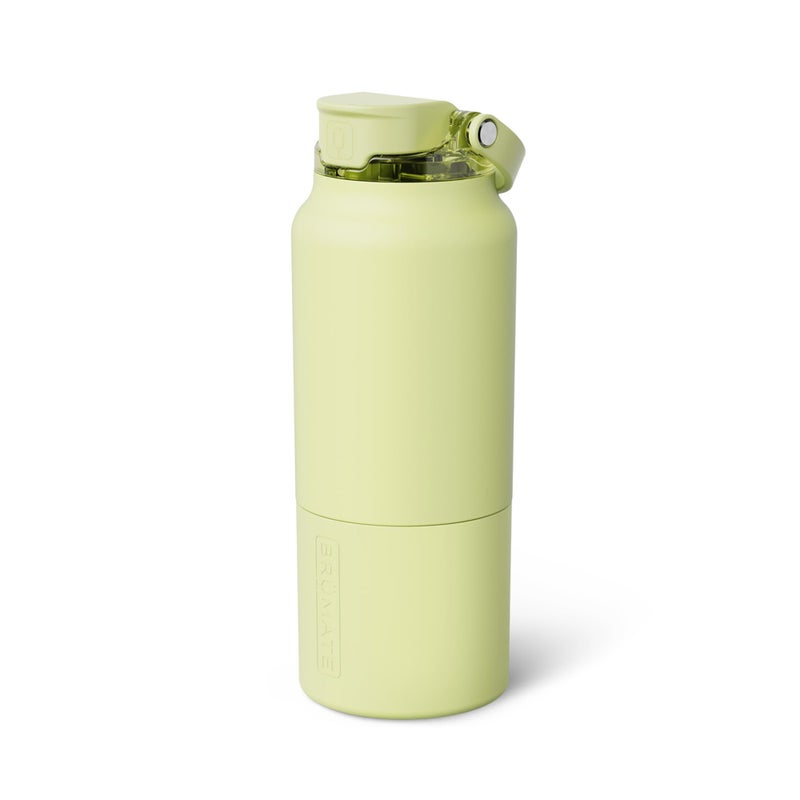 BrÃ¼Mate Rise 35oz Water Bottle With 100% Leakproof Covered Silicone Straw | Insulated Stainless Steel Water Bottle With Removable Straw | Fast Flow | Soft Sip Silicone Spout | BPA-Free (Prickly Pear) - Image 1