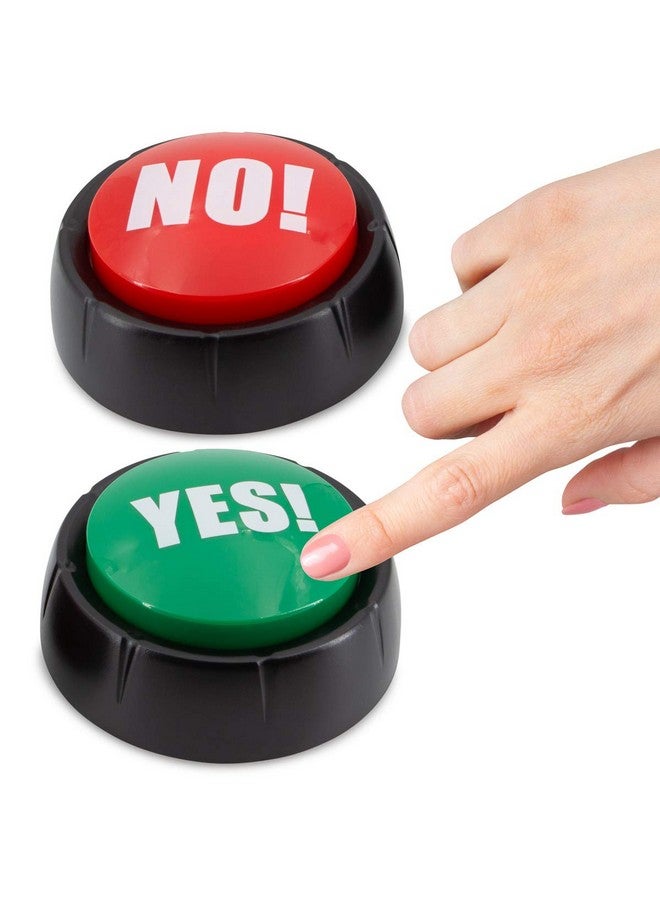 FindingKing Talking Yes & No Buzzer Buttons - Pack Of 2 - Image 1
